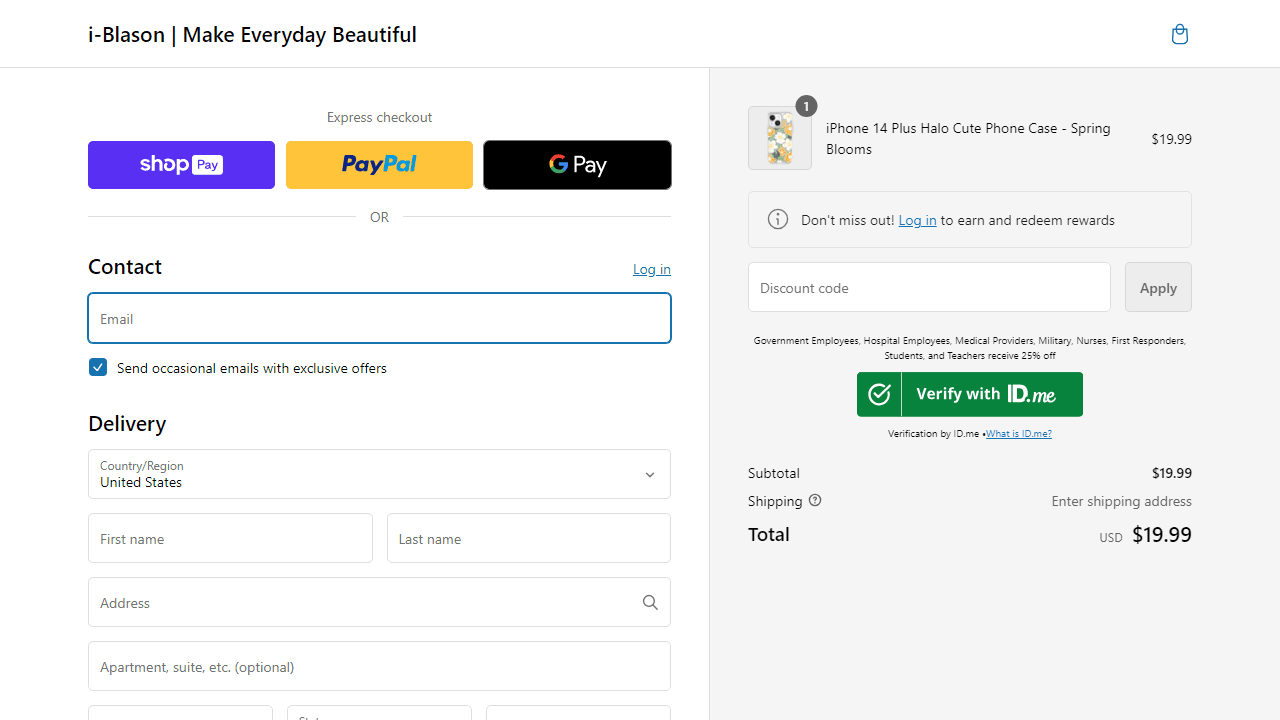 How to apply I-Blason coupon code